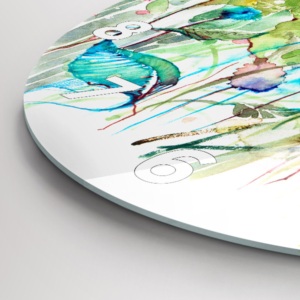 Orologio rotondo Fiori nel prato