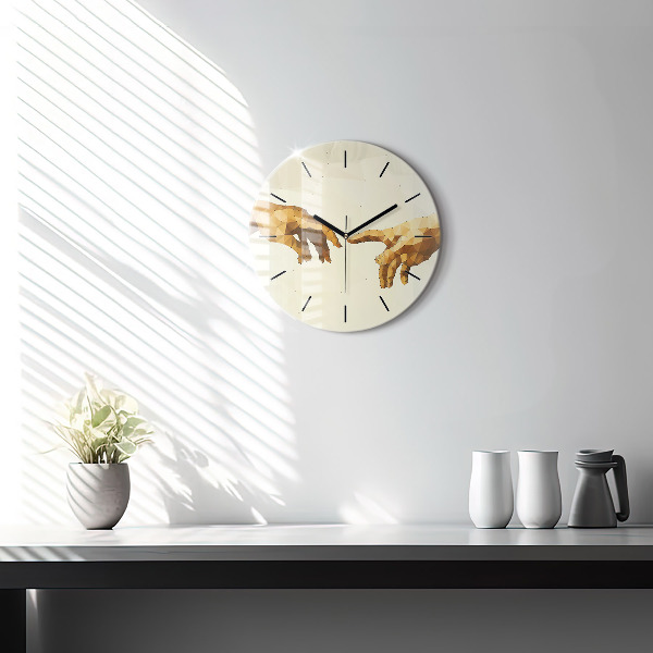 Orologio rotondo Creazione di Adamo