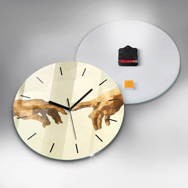 Orologio rotondo Creazione di Adamo