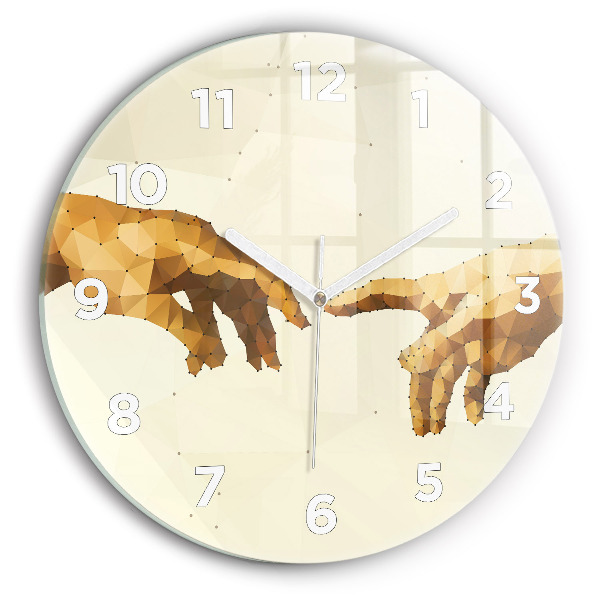 Orologio rotondo Creazione di Adamo