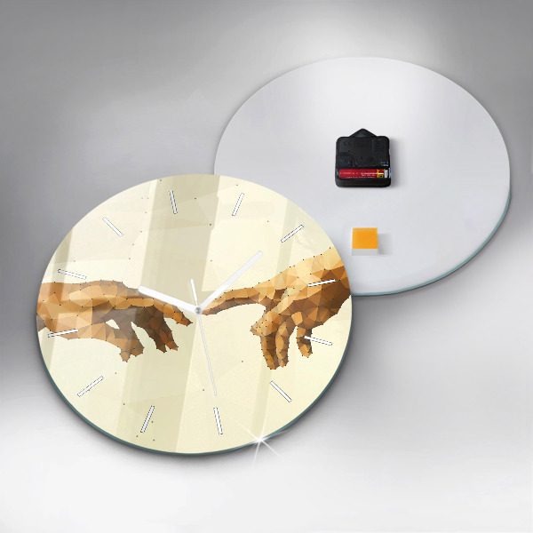 Orologio rotondo Creazione di Adamo