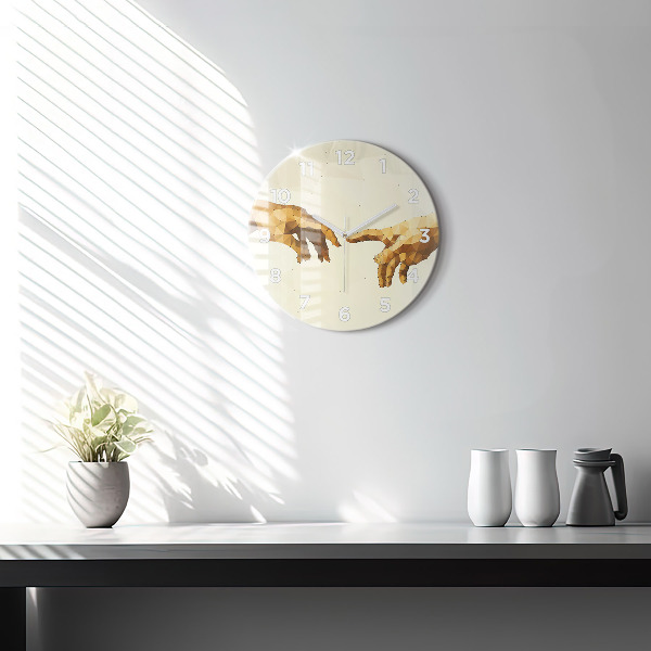 Orologio rotondo Creazione di Adamo