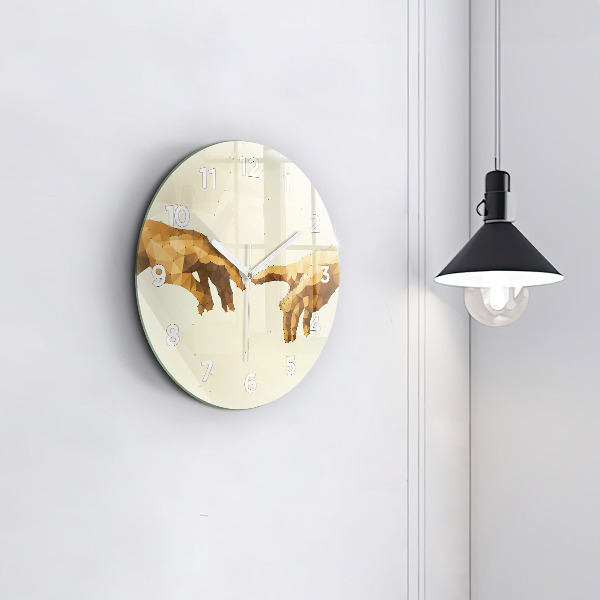 Orologio rotondo Creazione di Adamo