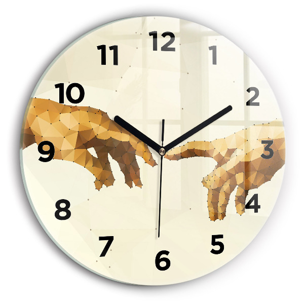 Orologio rotondo Creazione di Adamo