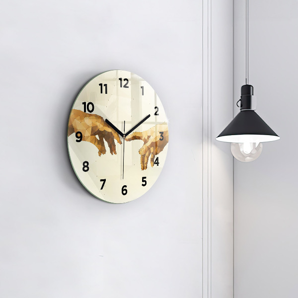 Orologio rotondo Creazione di Adamo