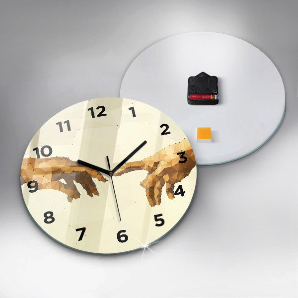 Orologio rotondo Creazione di Adamo