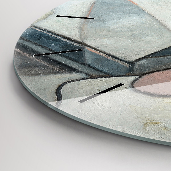 Orologio rotondo Pittura astratta