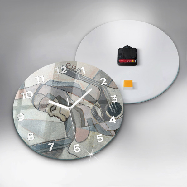 Orologio rotondo Pittura astratta