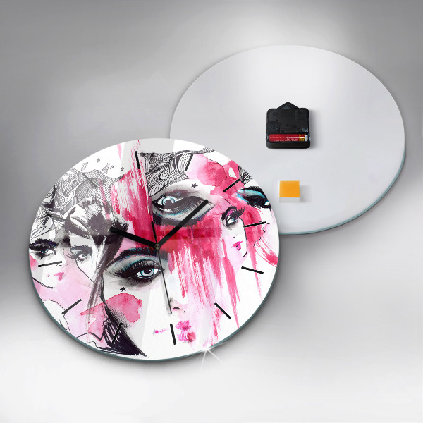 Orologio rotondo I tanti volti dell'astrazione