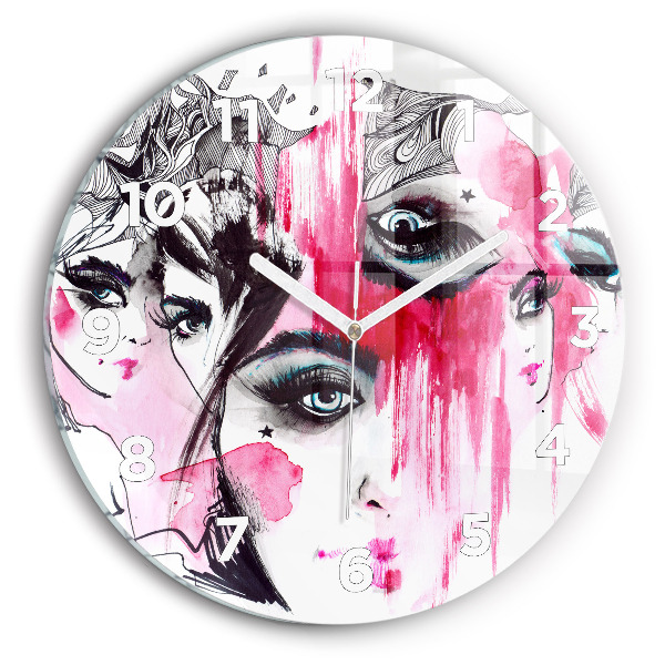 Orologio rotondo I tanti volti dell'astrazione