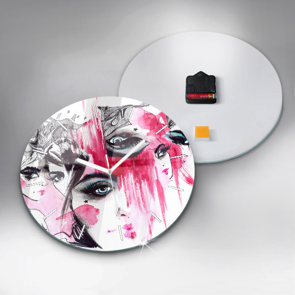 Orologio rotondo I tanti volti dell'astrazione