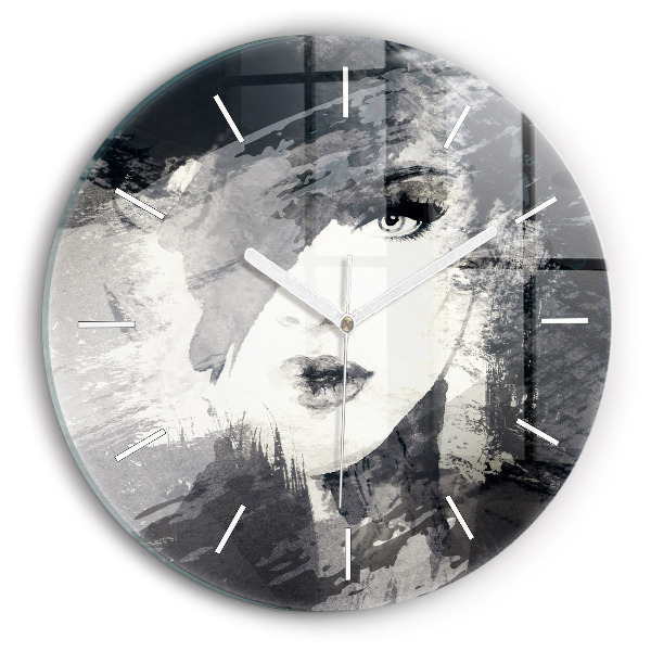 Orologio rotondo Donna - acquerelli