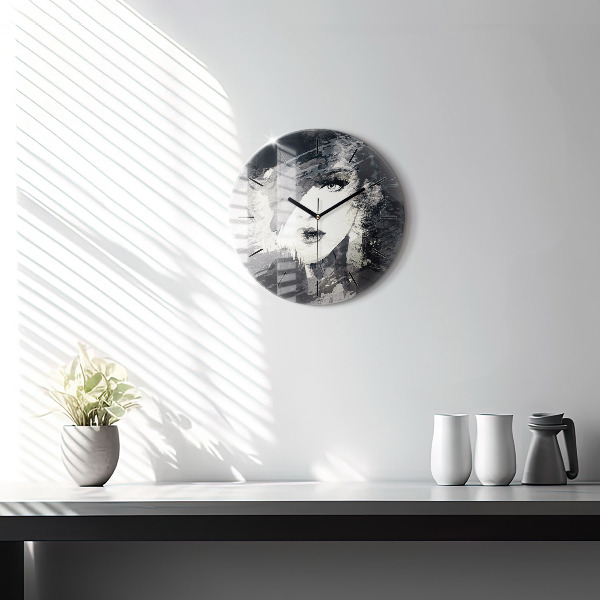 Orologio rotondo Donna - acquerelli