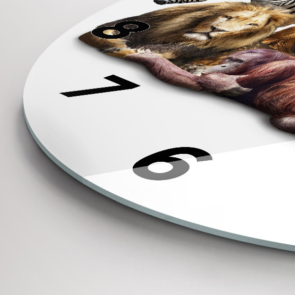 Orologio rotondo Animali selvatici