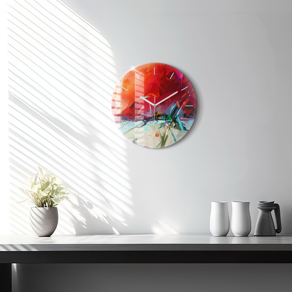 Orologio rotondo in vetro File di spezie