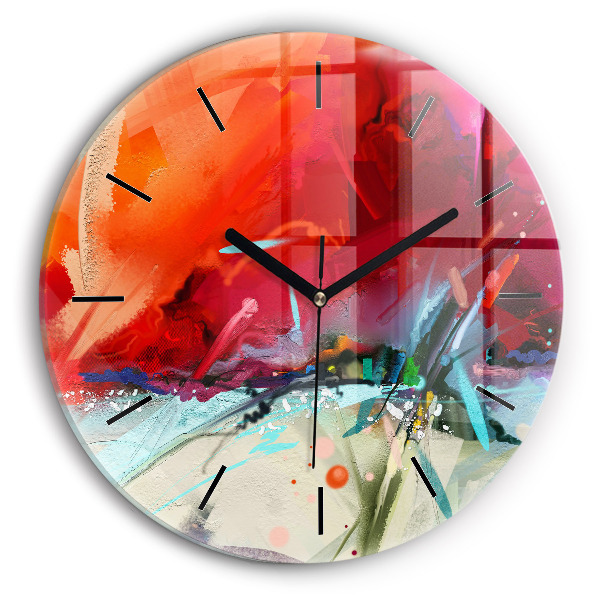 Orologio rotondo in vetro File di spezie