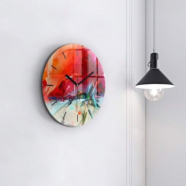 Orologio rotondo in vetro File di spezie