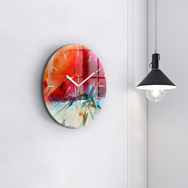 Orologio rotondo in vetro File di spezie