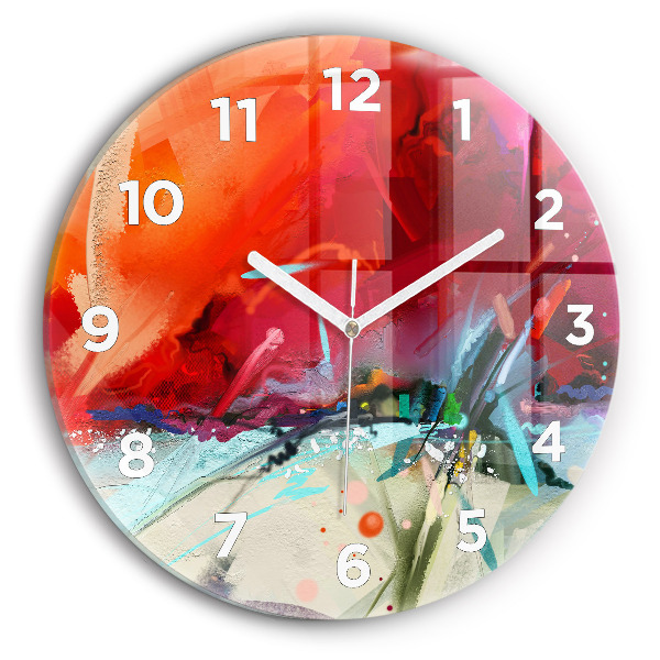 Orologio rotondo in vetro File di spezie