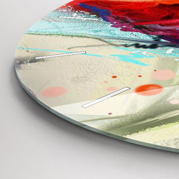 Orologio rotondo in vetro File di spezie