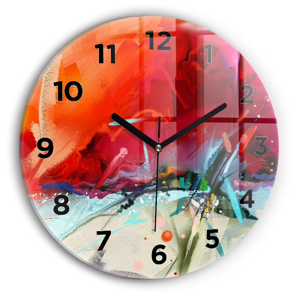 Orologio rotondo in vetro File di spezie