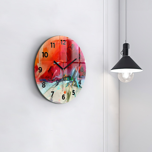 Orologio rotondo in vetro File di spezie