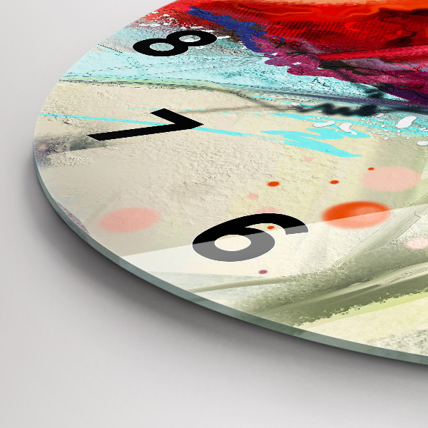 Orologio rotondo in vetro File di spezie