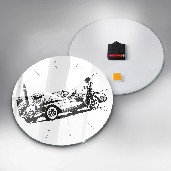 Orologio rotondo Illustrazione retrò