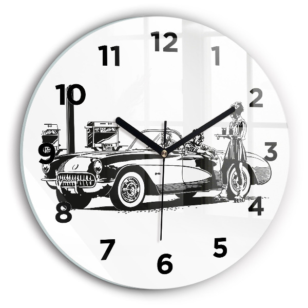 Orologio rotondo Illustrazione retrò