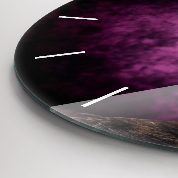 Orologio rotondo Bicchiere da vino