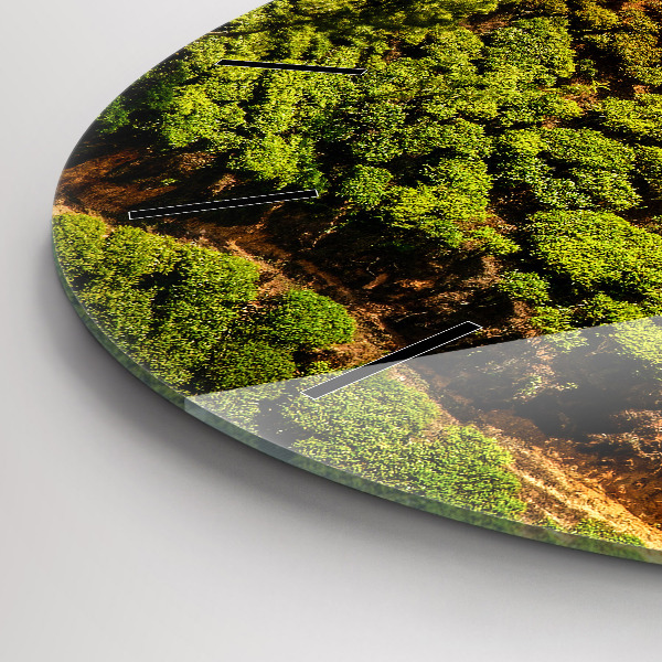 Orologio rotondo Collina del tè