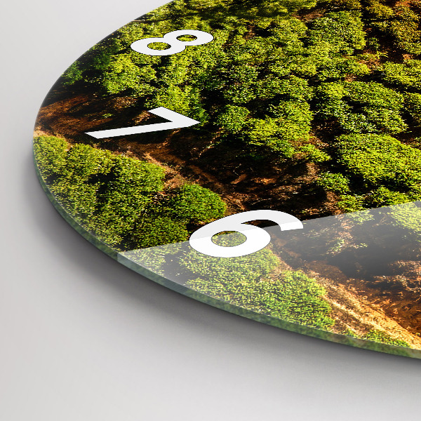 Orologio rotondo Collina del tè