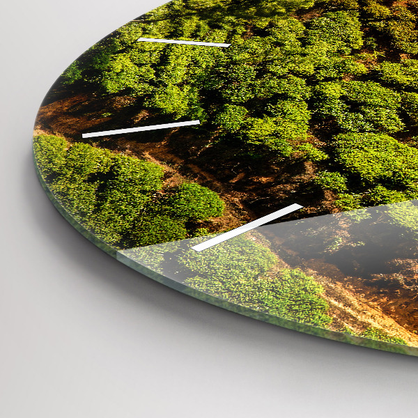 Orologio rotondo Collina del tè