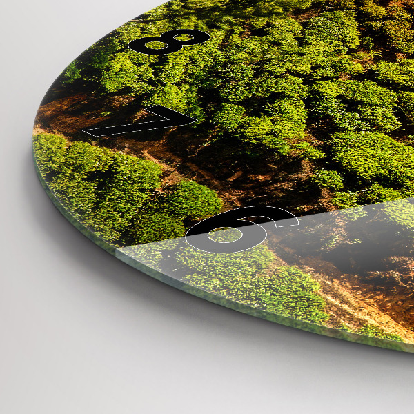 Orologio rotondo Collina del tè