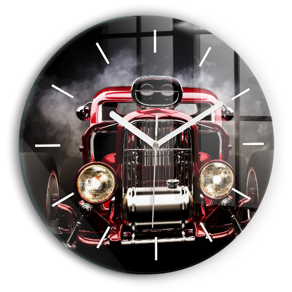 Orologio rotondo Vecchia auto d'epoca