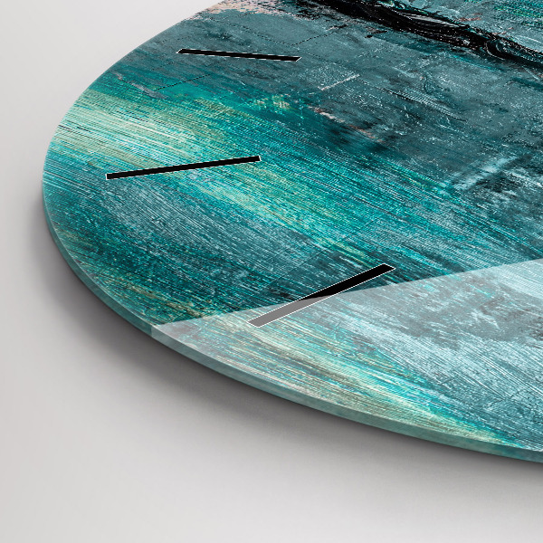 Orologio rotondo Texture astratta dell'olio