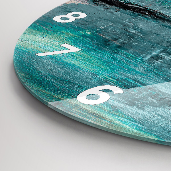 Orologio rotondo Texture astratta dell'olio