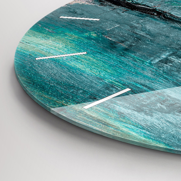 Orologio rotondo Texture astratta dell'olio