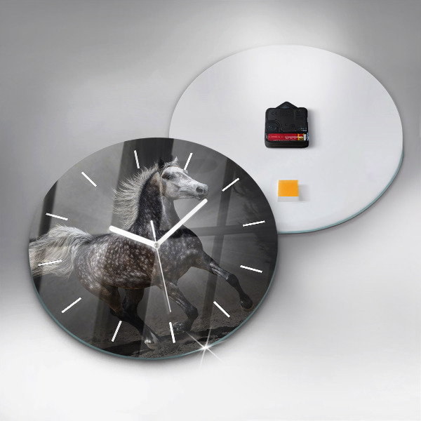Orologio rotondo Cavallo al galoppo
