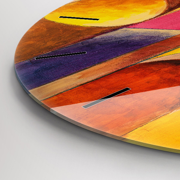 Orologio rotondo Decorazione artistica Astrazione