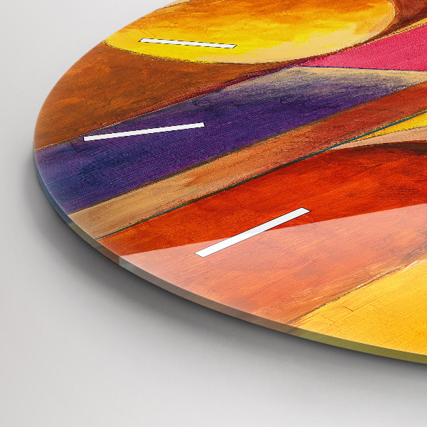 Orologio rotondo Decorazione artistica Astrazione