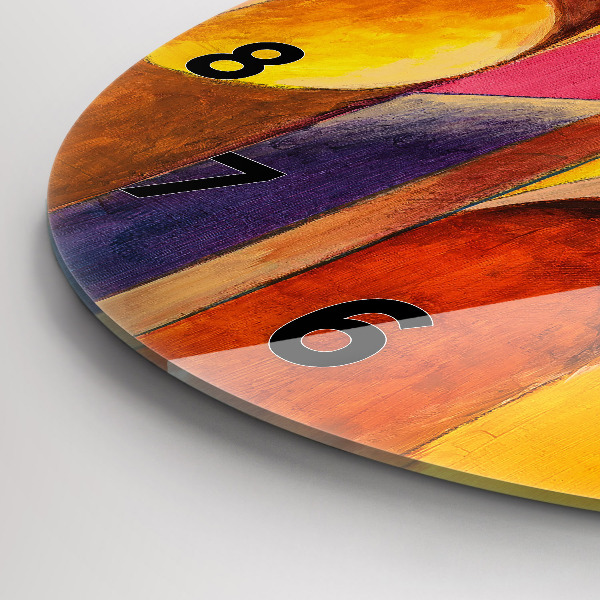 Orologio rotondo Decorazione artistica Astrazione