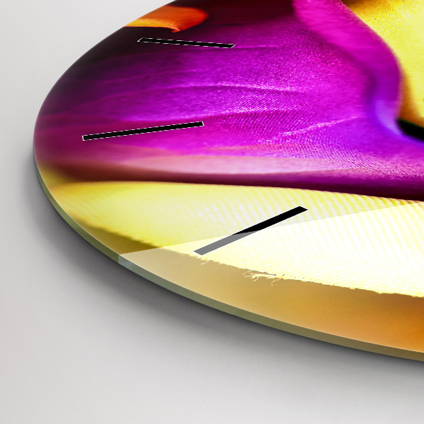 Orologio rotondo Rosa arcobaleno