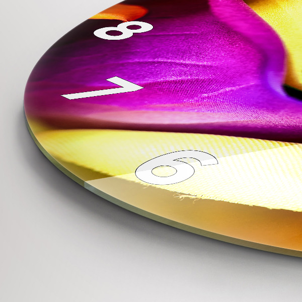 Orologio rotondo Rosa arcobaleno