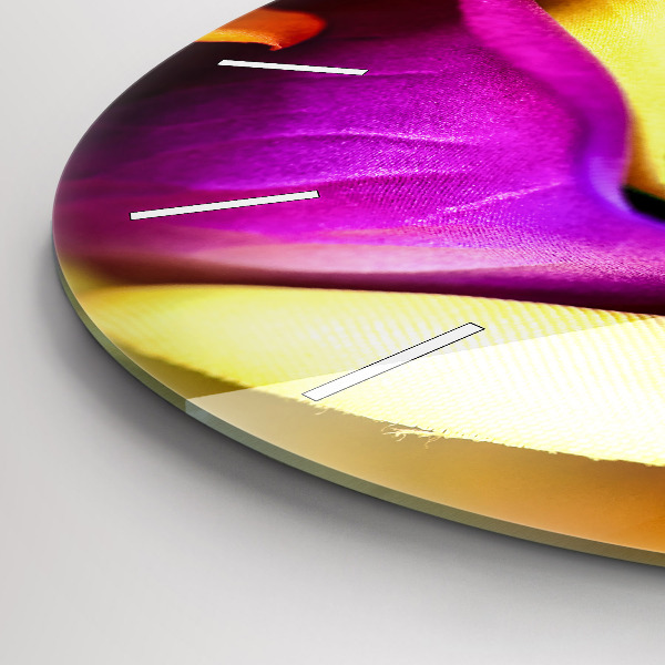 Orologio rotondo Rosa arcobaleno