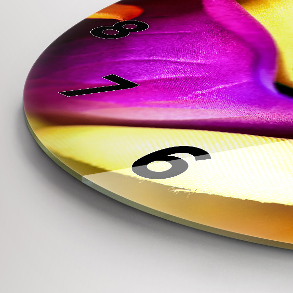 Orologio rotondo Rosa arcobaleno