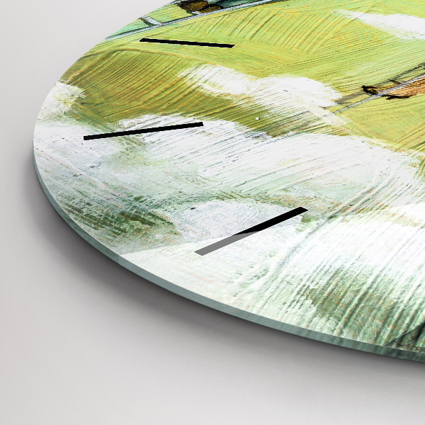 Orologio rotondo Persone sulle scale