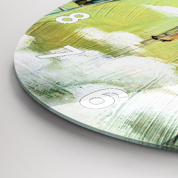 Orologio rotondo Persone sulle scale