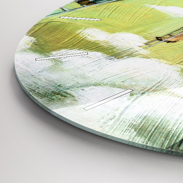 Orologio rotondo Persone sulle scale