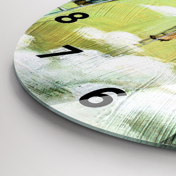 Orologio rotondo Persone sulle scale